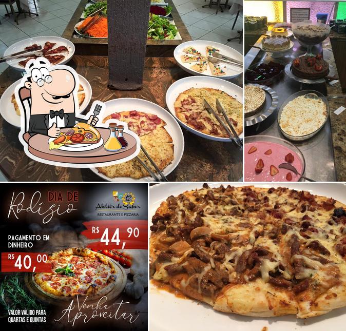 Consiga pizza no Ateliêr do Sabor - Restaurante