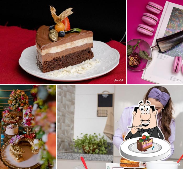 Bolo de chocolate em Eclair Confiserie