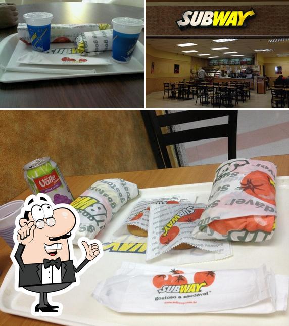 O interior do Subway