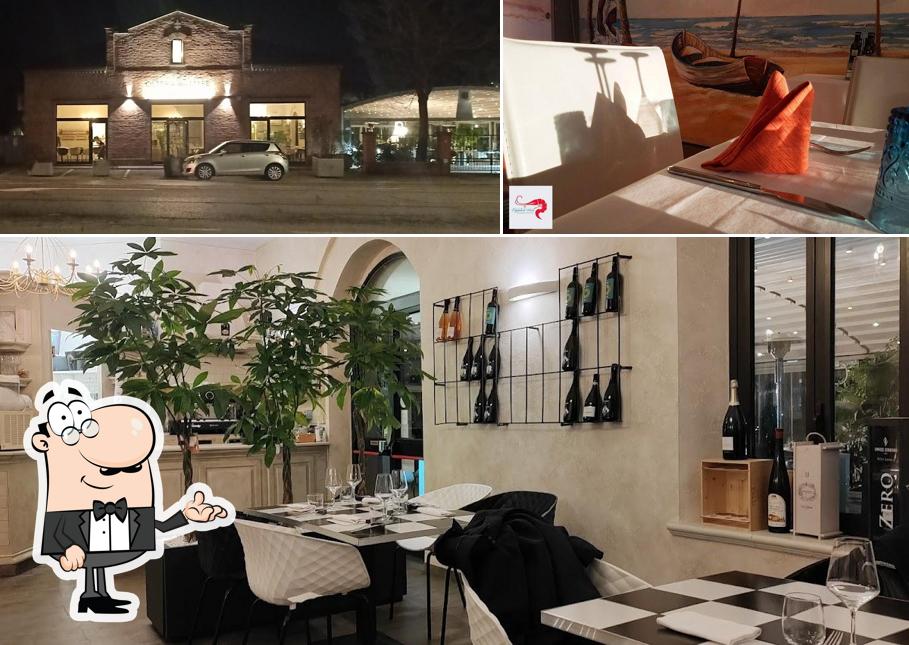 La interni e esterno del ristorante