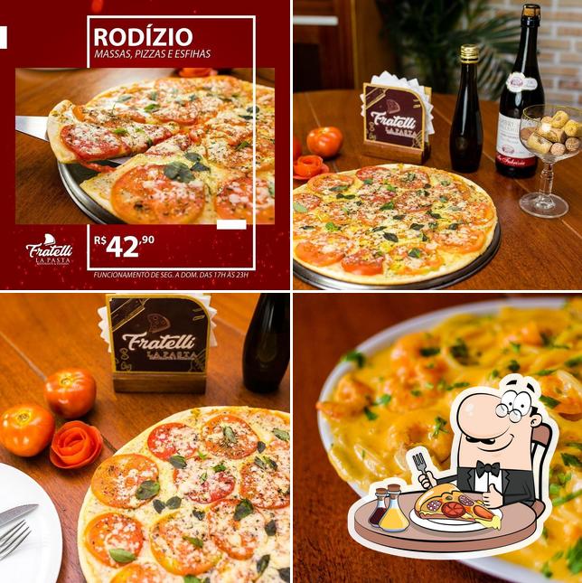 Escolha pizza no Fratelli La Pasta