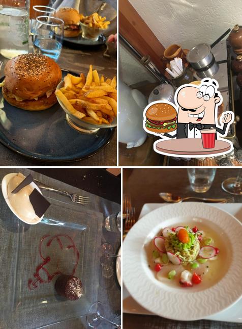Prenditi un hamburger a Café de la Place Chancy