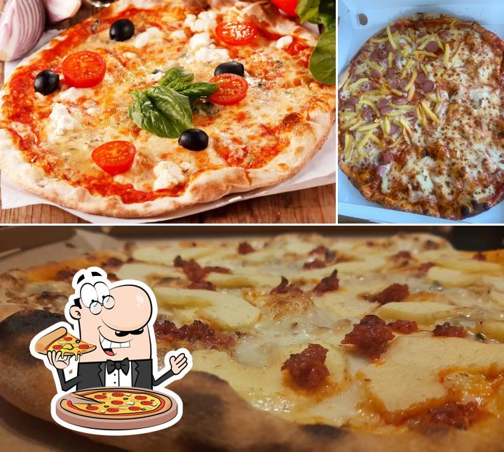 Choisissez de nombreux genres de pizzas