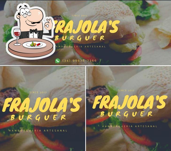 Comida em Frajolas Burger