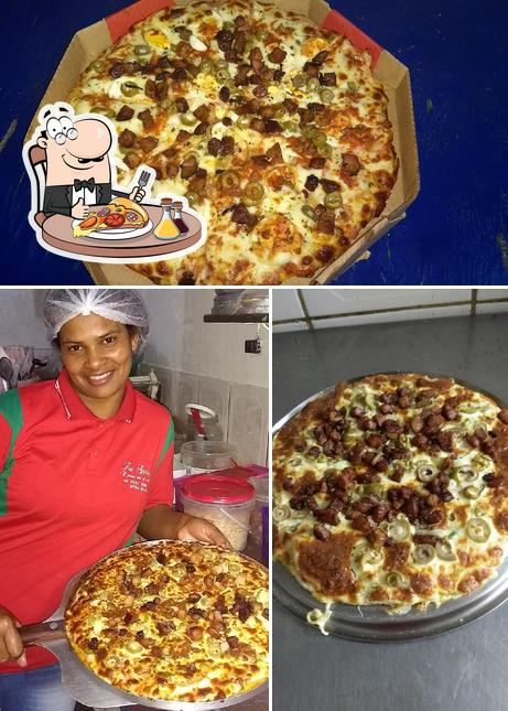 Escolha pizza no La Gioia - Pizzaria e Sanduíches