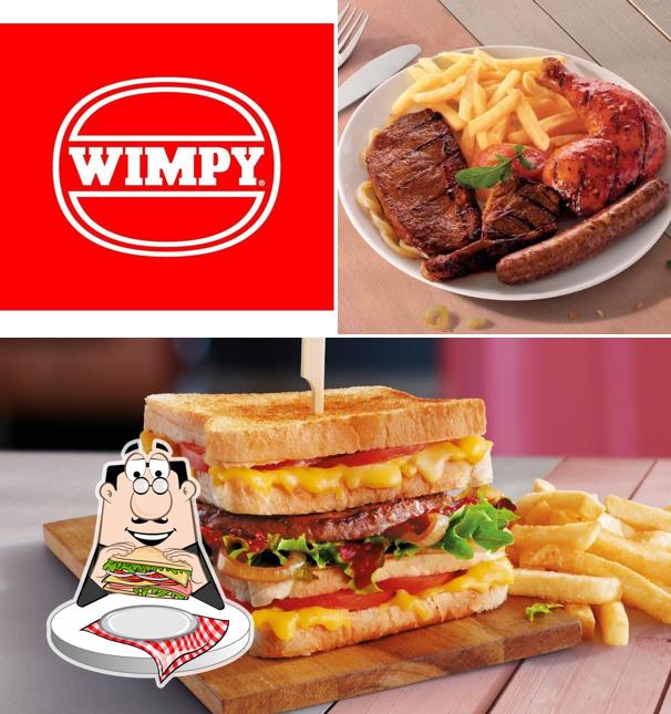 Club sandwichs à Wimpy