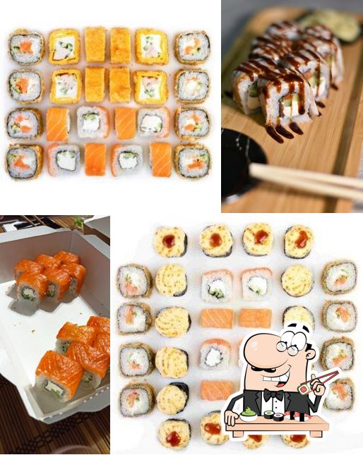 Les sushi sont offerts par Fishka sushi