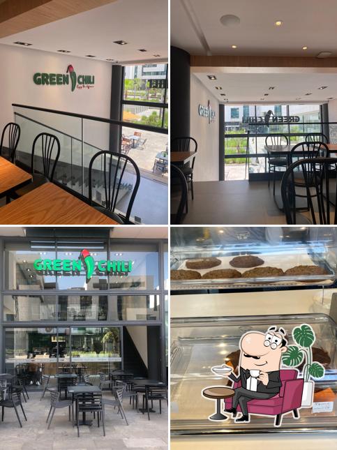 L'intérieur de Green Chili