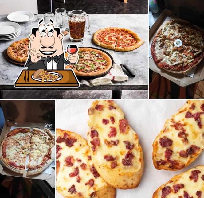 A Pizza Hut, vous pouvez essayer des pizzas