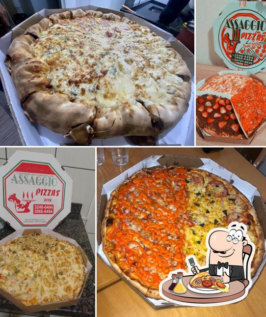 Peça pizza no Assaggio Pizzaria