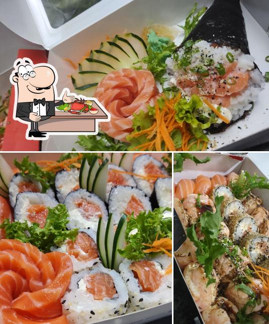 Consiga diferentes itens de frutos do mar oferecidos no Drigo Sushi