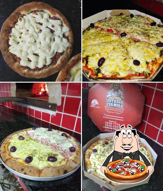 Peça pizza no Estrela Formosa