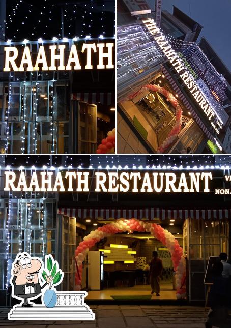 The exterior of The Raahath Restaurant