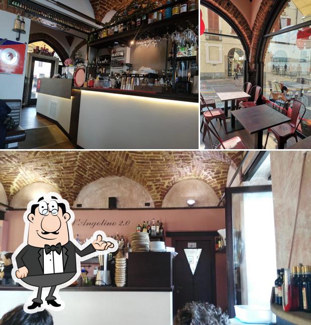 Gli interni di Brixton Wine Bar