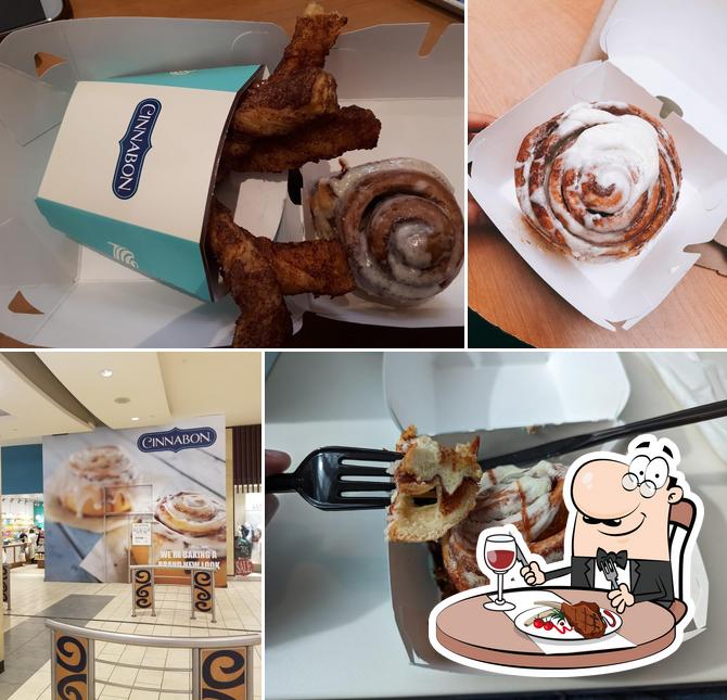 Commandez des repas à base de viande à Cinnabon