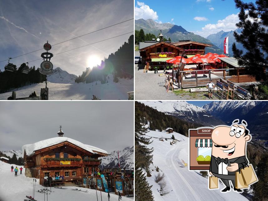 L'extérieur de Restaurant Löple Alm