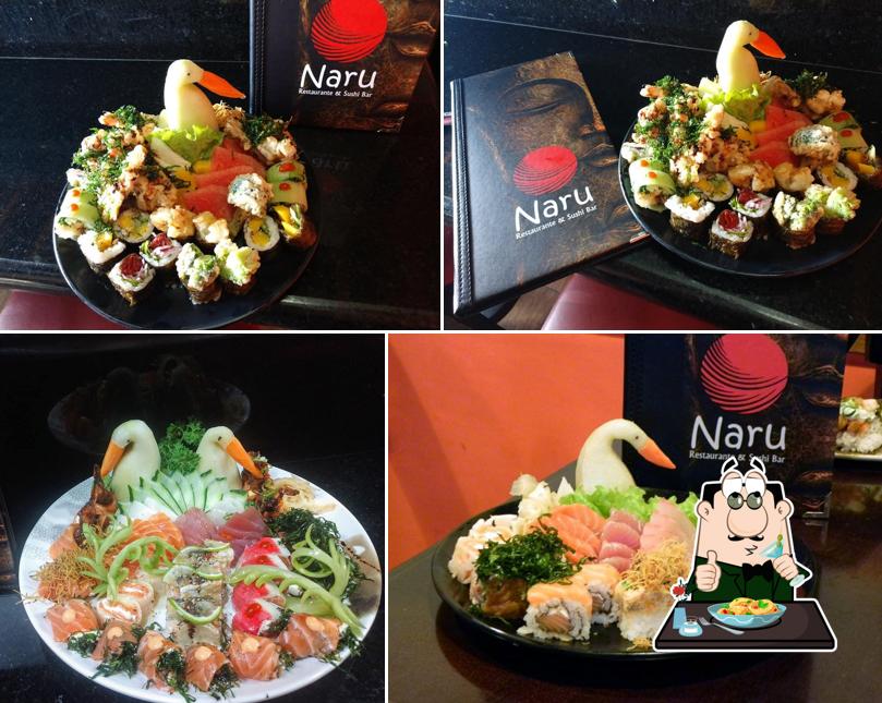 Comida em Naru Sushi