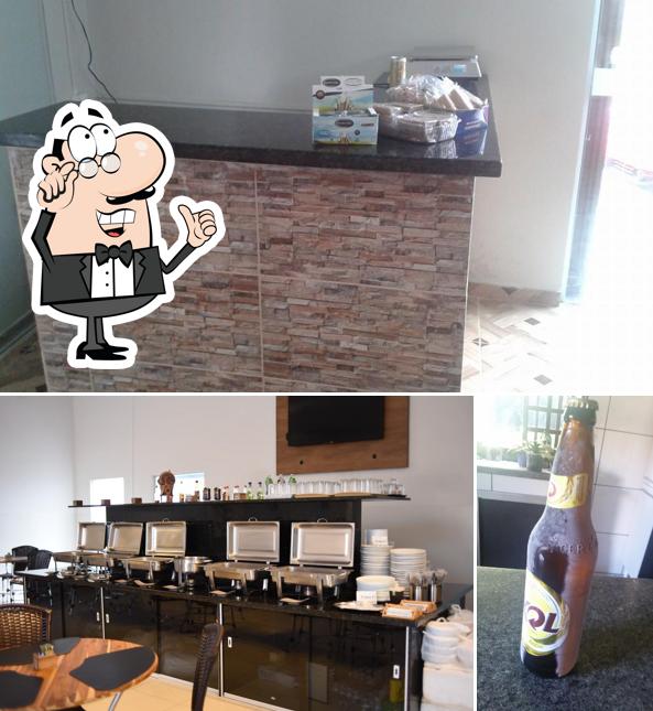 A imagem da interior e cerveja no SABOR CASEIRO RESTAURANTE