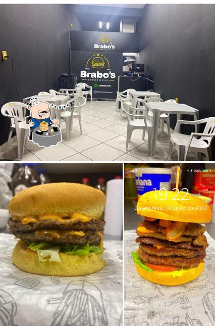 A foto a Brabo's Hamburgueria’s comida e interior