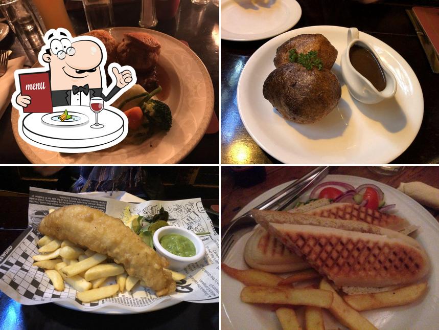 Food at Ye Olde Cheshire Cheese