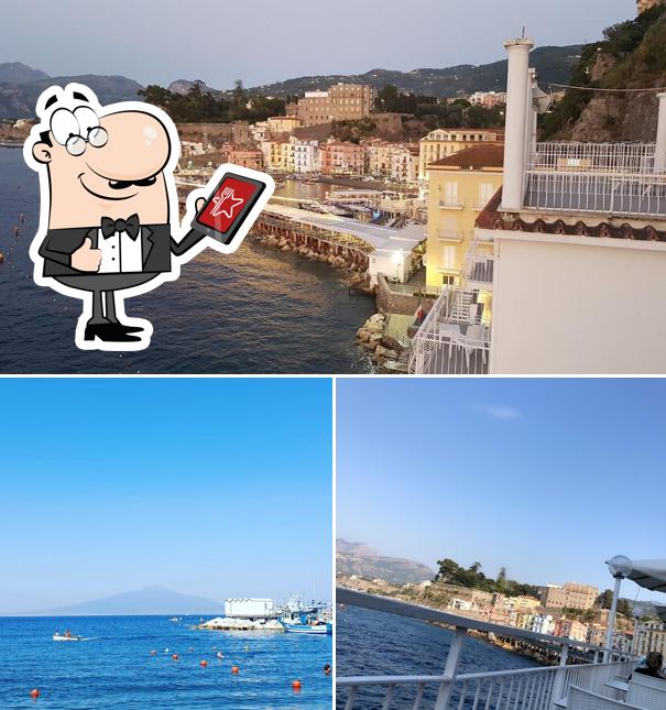 Puoi goderti l'aria fresca dal dehors di Admiral Hotel Sorrento