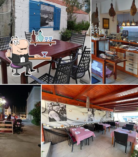 Gli interni di Taverna Joso
