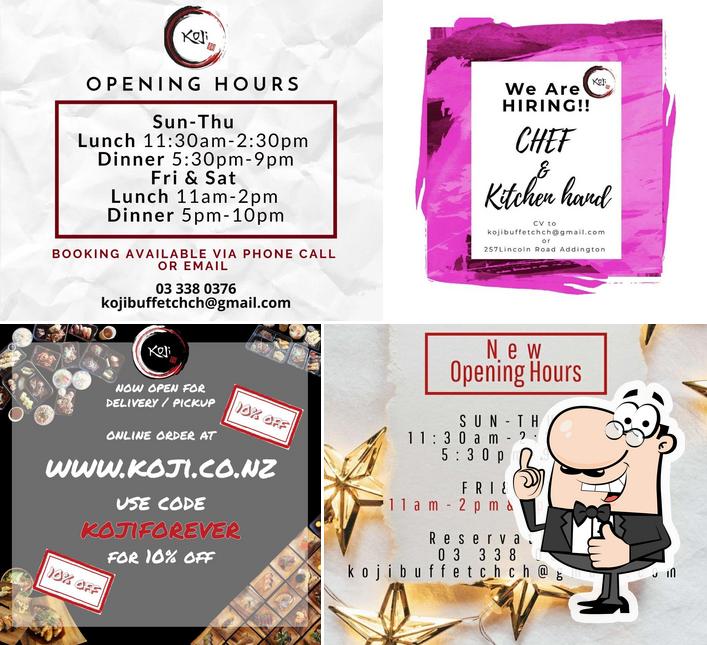 Koji Japanese Buffet Christchurch in Christchurch Restaurant reviews