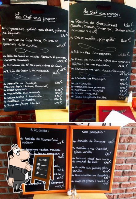 Le menu du tableau liste les options disponibles)