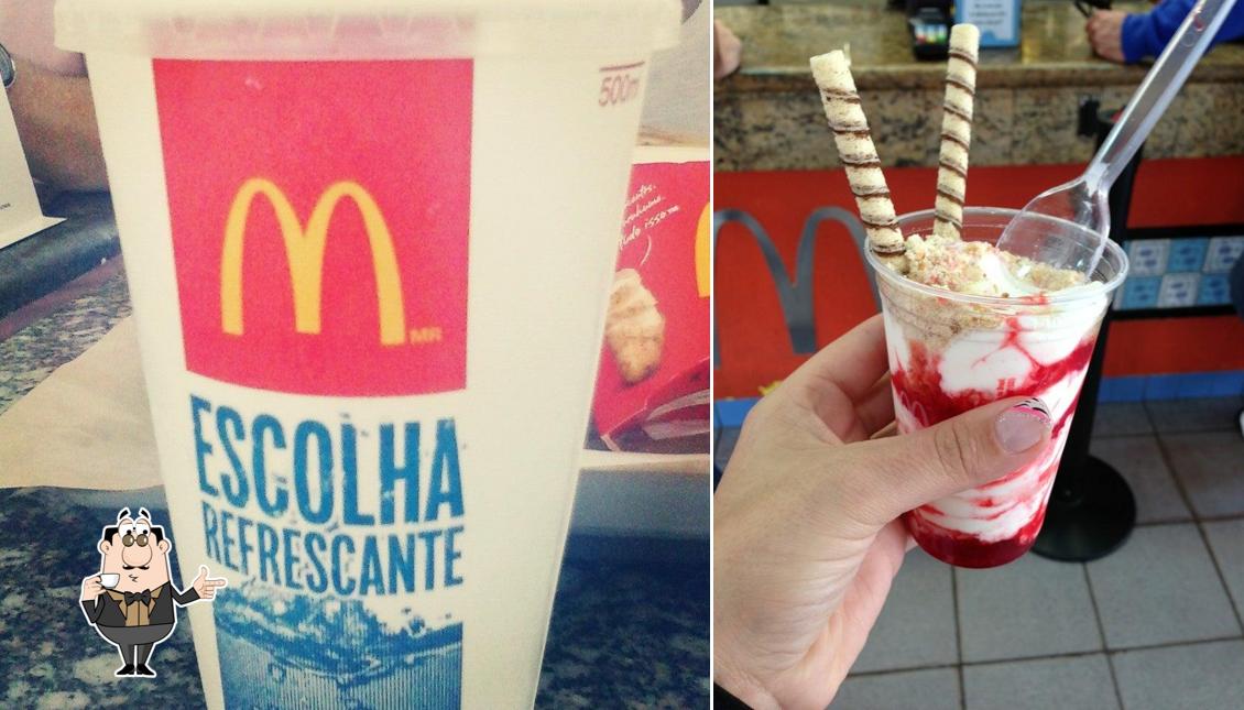 Mc Donald'S fornece uma seleção de bebidas