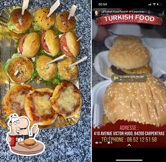 Commandez un hamburger à TURKISH FOOD