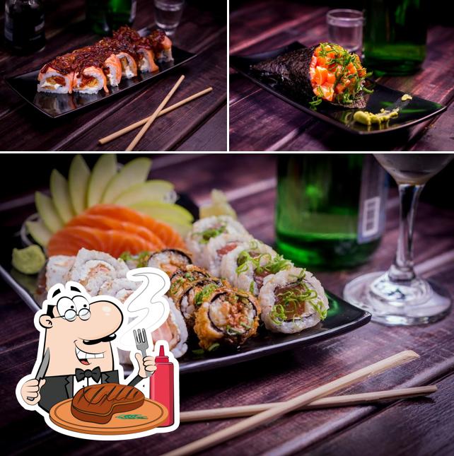 Ten Sushi serve pratos de carne