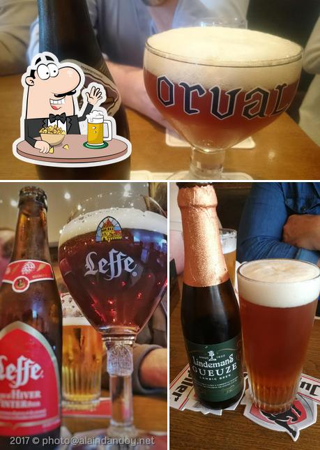 Commandez un verre de bière blonde ou brune