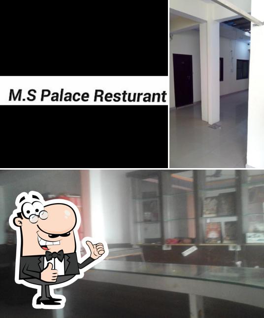 See this picture of M.S Palace Restaurant