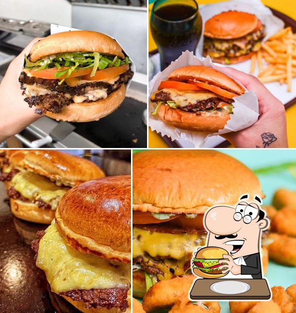 Hambúrguer em Patty Smash Burgers