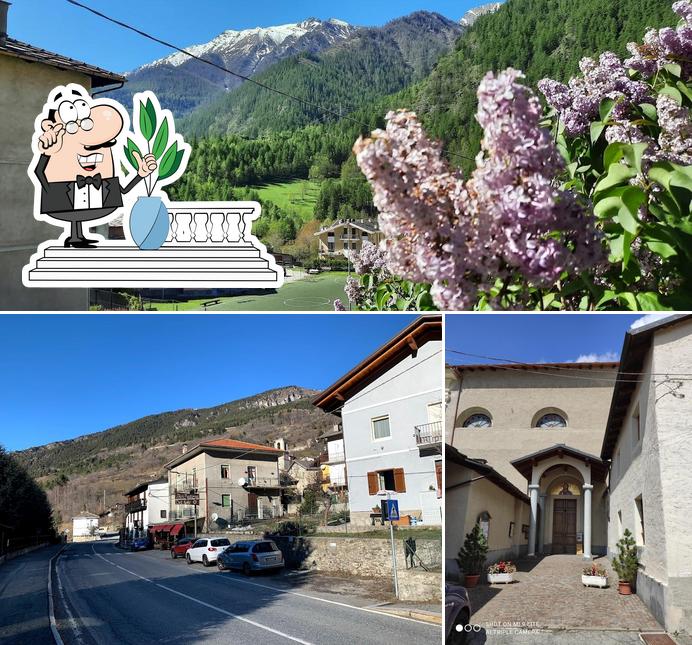 Gli esterni di Trattoria del sole