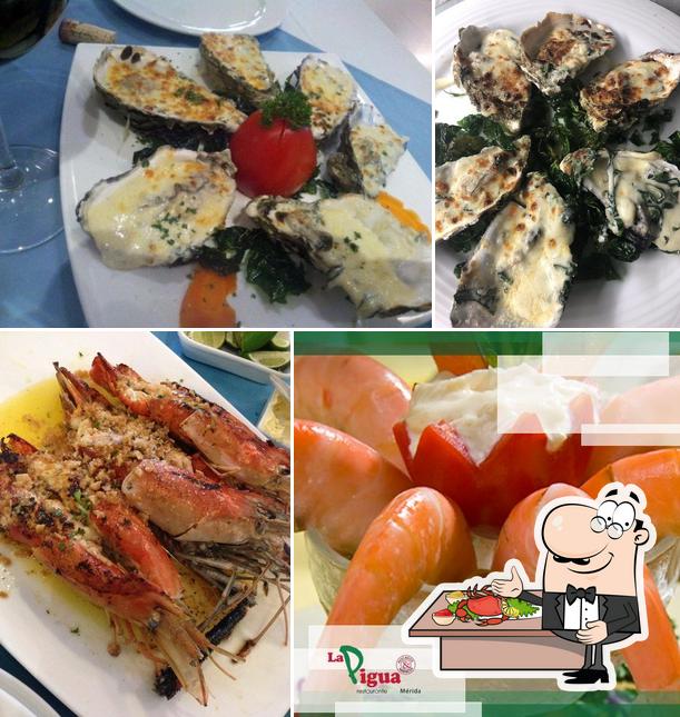 Get seafood at La Pigua