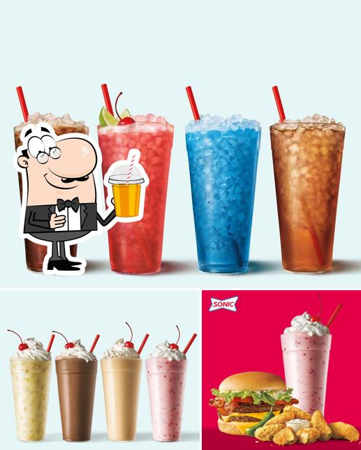 Enjoy a beverage at Sonic Drive-In