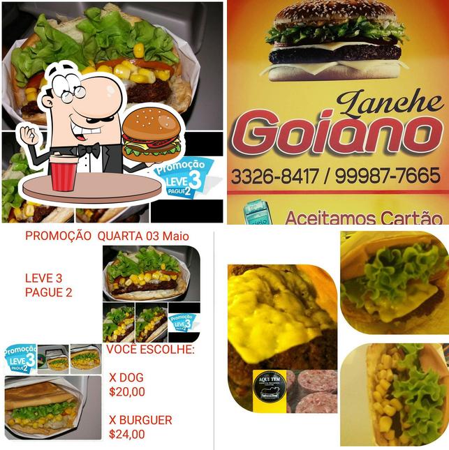 Consiga um hambúrguer no Lanche Goiano