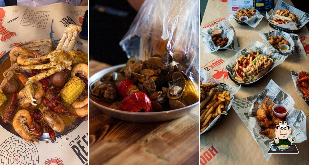 Hook & Reel Cajun Seafood & Bar in Wichita Restaurant menu and reviews