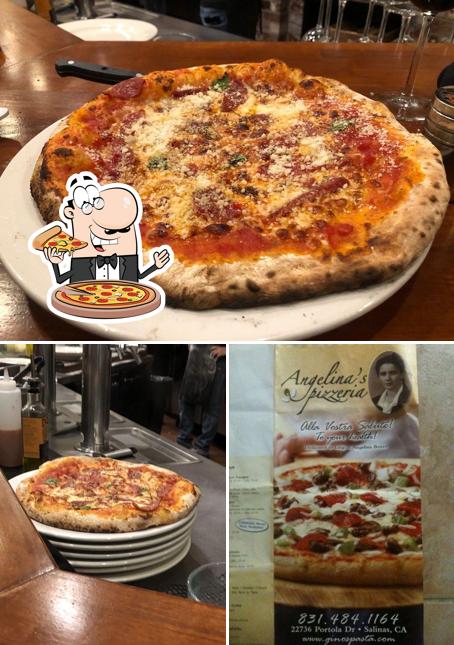 Elige una pizza en Mangia - Eat on Main