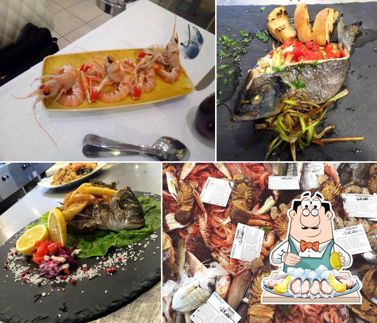 Get different seafood dishes offered by Pidatella Ristorante di Pesce con Pescheria