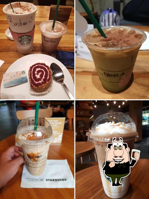 Enjoy a drink at Starbucks Citra Raya