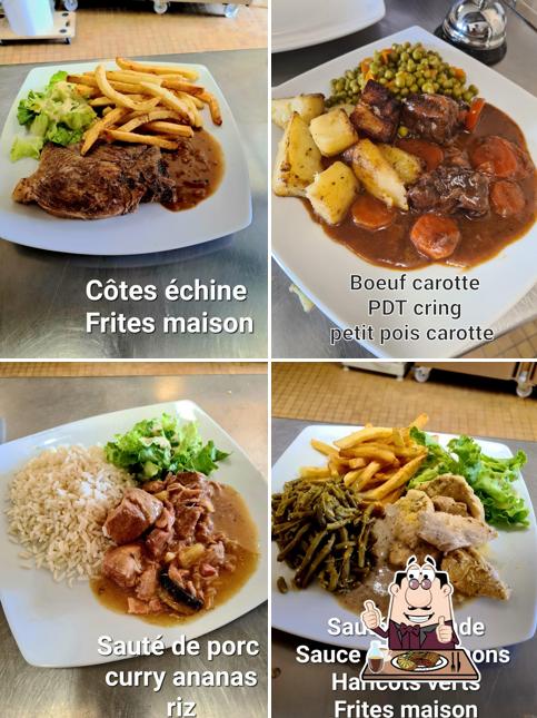 Prenez des repas à base de viande à Restaurant les 4 chemins