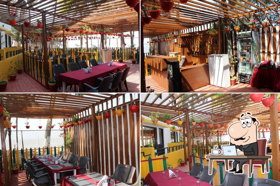 The interior of HARY 'N LAV - A BEACHSIDE RESTAURANT ( Searock Villa Daman)