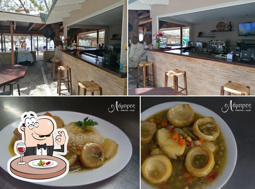 Meals at Taverna Lambros - Apts for rent - Tertsa