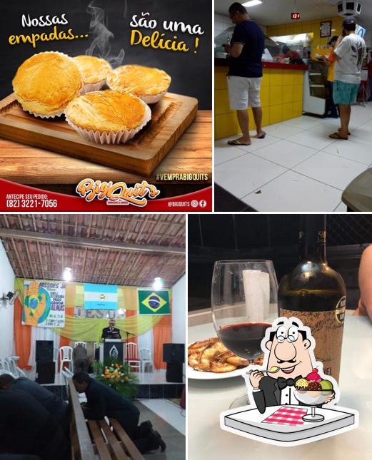 Big Quit's provê uma variedade de pratos doces