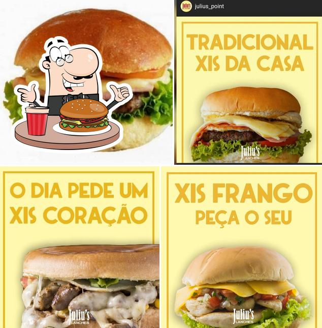 Peça um hambúrguer no Juliu's Lanches Ltda