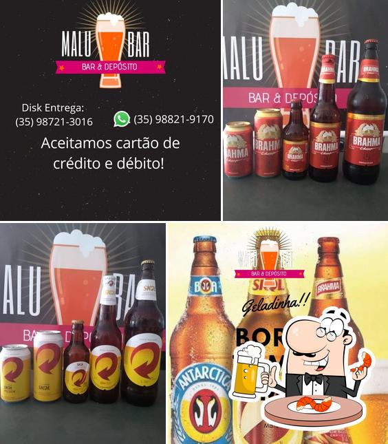 Malu Bar offerece uma seleção de cervejas