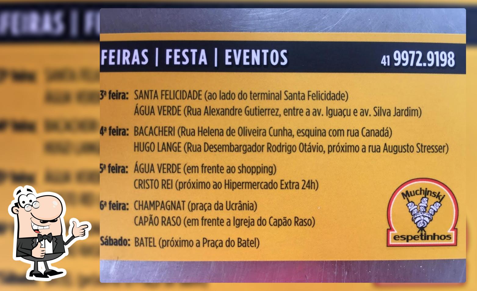 O logotipo do Espetinhos Muchinski