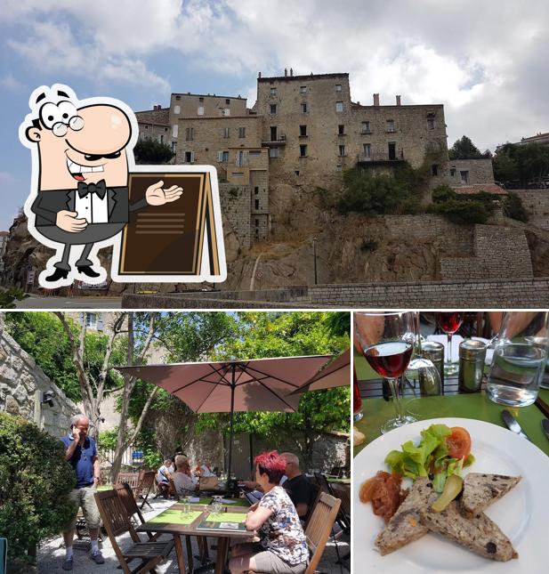 L'extérieur de Restaurant Le Jardin de l'Echauguette Sartène